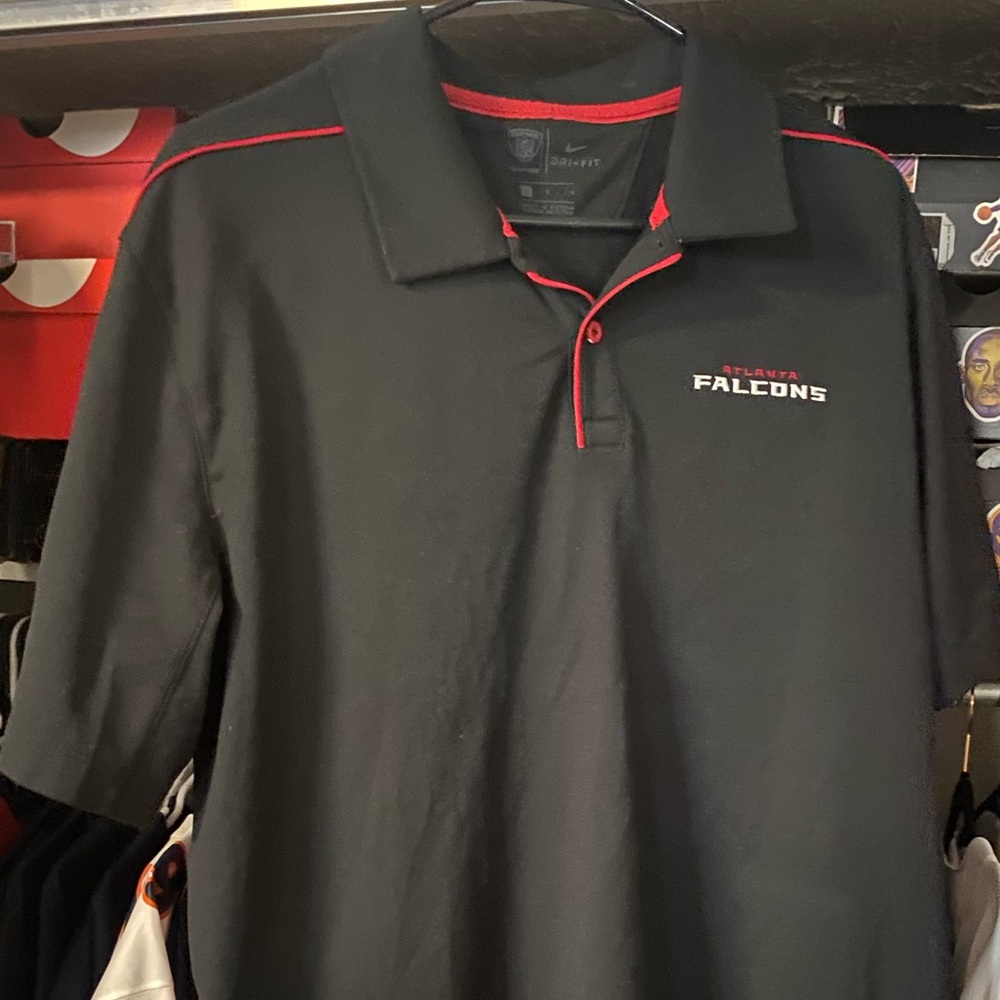 Nike Dri Fit Atlanta Falcons NFL polo shirt Sz L